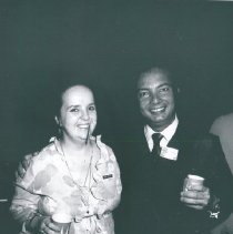 Mary Frances Sheppard, Radiology Technologist, with unknown.